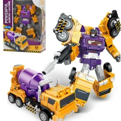 DRIM DISCOUNT Robot Transformable Hormigonera- Figuras Y Figuras De Acción