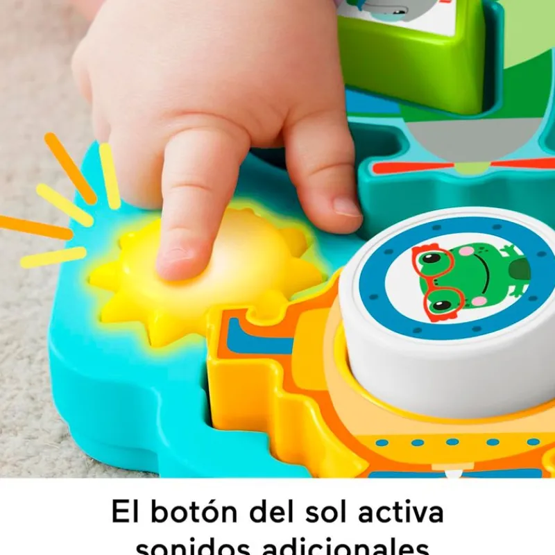 FISHER PRICE Primera Infancia Y Preescolar|Rompecabezas de Vehículo con Figuras y Sonidos
