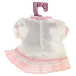 DRIM DISCOUNT Muñecas|Ropita para Muñecos Blanco con Rosa 35 cm