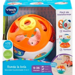 VTECH Rueda la Bola Bebé Transformable 3 en 1- Primera Infancia Y Preescolar