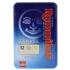 GOLIATH Rummikub Original Viaje Caja Metálica- Juegos De Mesa|Juegos Y Juguetes Educativos