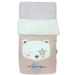 PIRULOS Ropa De Cuna|Juegos De Madera|Saco Nórdico para cuna 60x120 Love Bear