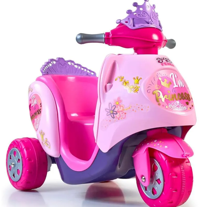 FEBER Scooty Little Princess 6V Moto Eléctrica- Vehículos Con Batería O Motor