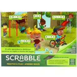 MATTEL Scrabble Aprende Inglés- Juegos De Mesa