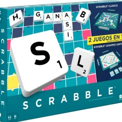 MATTEL Juegos De Mesa|Scrabble Original 2 Juegos en 1