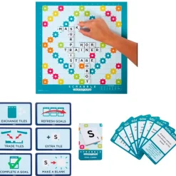 MATTEL Juegos De Mesa|Scrabble Original 2 Juegos en 1