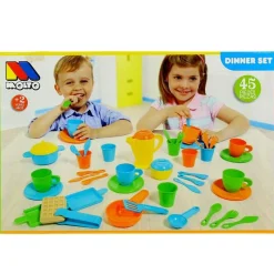 MOLTO Juegos Y Juguetes De Imitación|Set de Comida de 45 Piezas