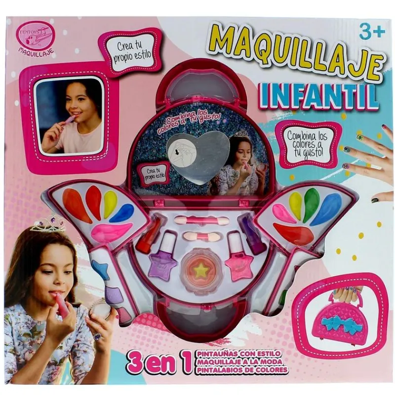 DRIM DISCOUNT Set de Maquillaje Bolso Pequeño- Juegos Y Juguetes De Imitación