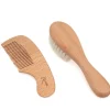 KIOKIDS Accesorios Y Complementos De Baño|Juegos De Madera|Set de Peine y Cepillo Madera