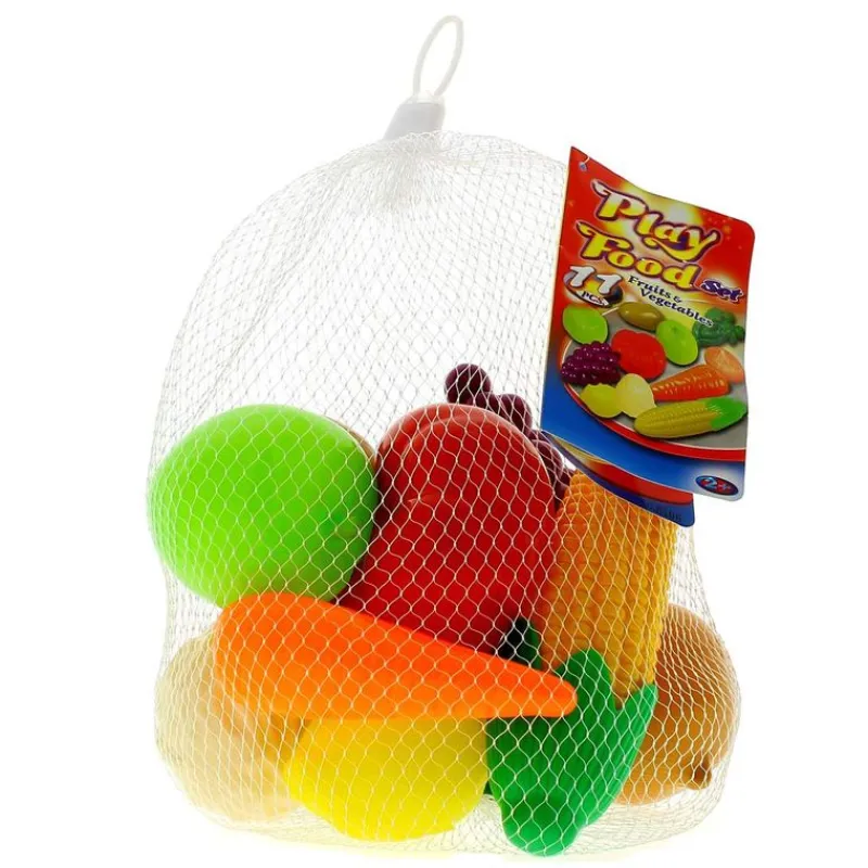 DRIM DISCOUNT Set Infantil Vegetales en Red- Juegos Y Juguetes De Imitación