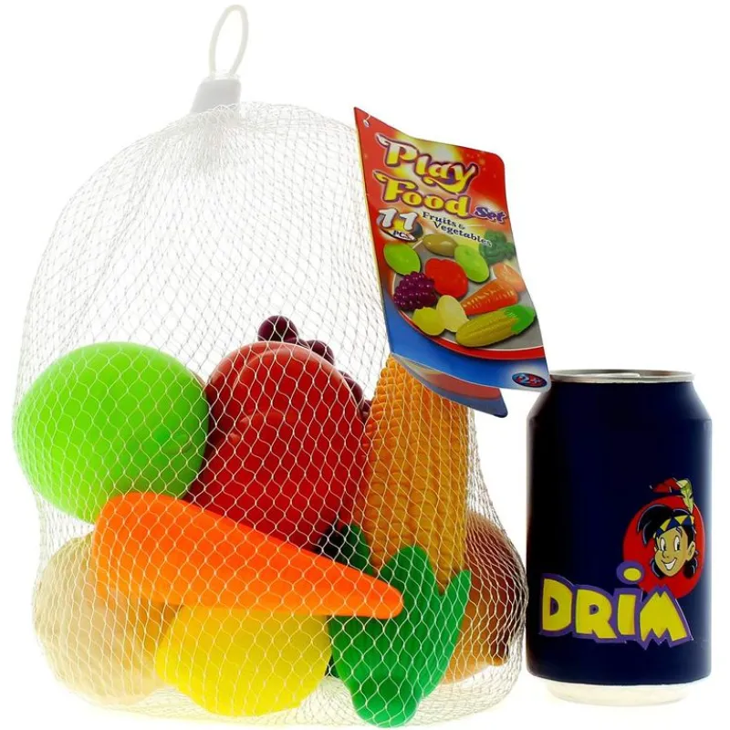 DRIM DISCOUNT Set Infantil Vegetales en Red- Juegos Y Juguetes De Imitación