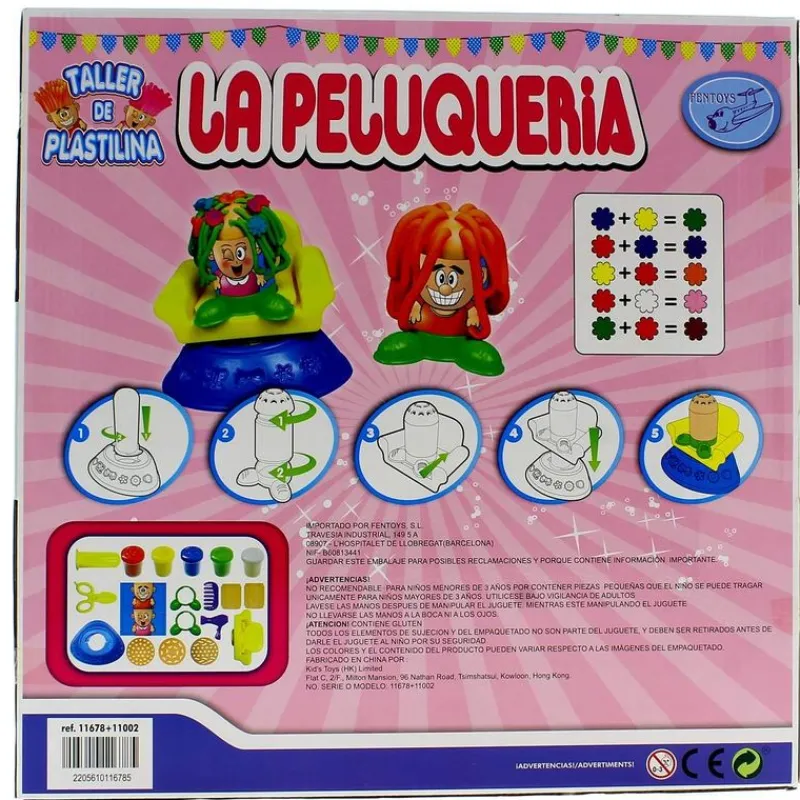 DRIM DISCOUNT Manualidades|Set Plastilina Peluquería con 5 Botes