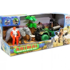 DRIM DISCOUNT Set Rescate Animales Elefante- Figuras Y Figuras De Acción