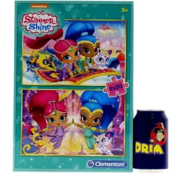 CLEMENTONI Puzzles Y Construcciones|Shimmer and Shine Puzzle 2x20 Piezas