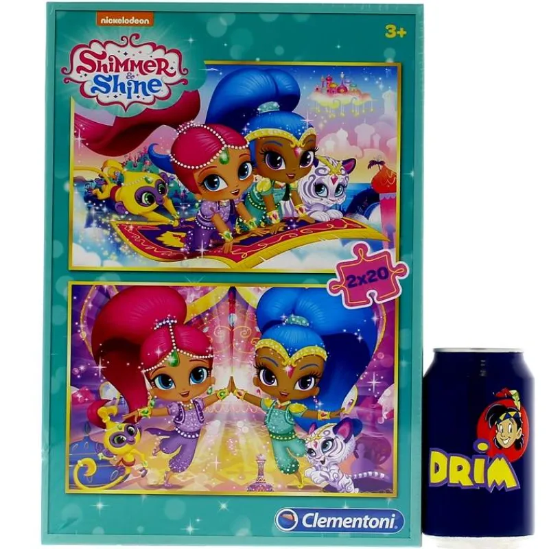 CLEMENTONI Puzzles Y Construcciones|Shimmer and Shine Puzzle 2x20 Piezas