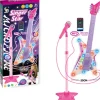 DRIM DISCOUNT Singer Star Guitarra Eléctrica Infantil con Micro Rosa- Instrumentos Musicales