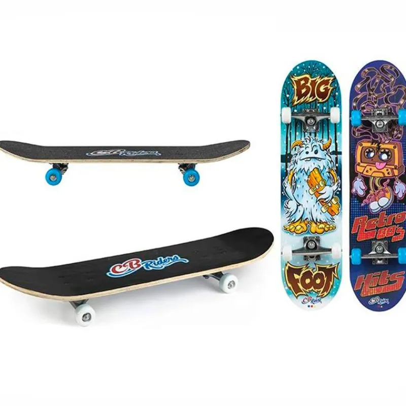 COLOR BABY Skate Monopatín CB Riders Surtido- Juegos De Madera|Bicicletas, Correpasillos Y Triciclos