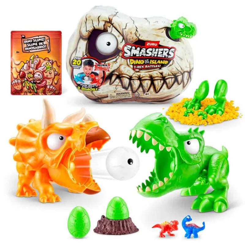 ZURU Manualidades|Smasher Dino Island Mini T-Rex Surtido