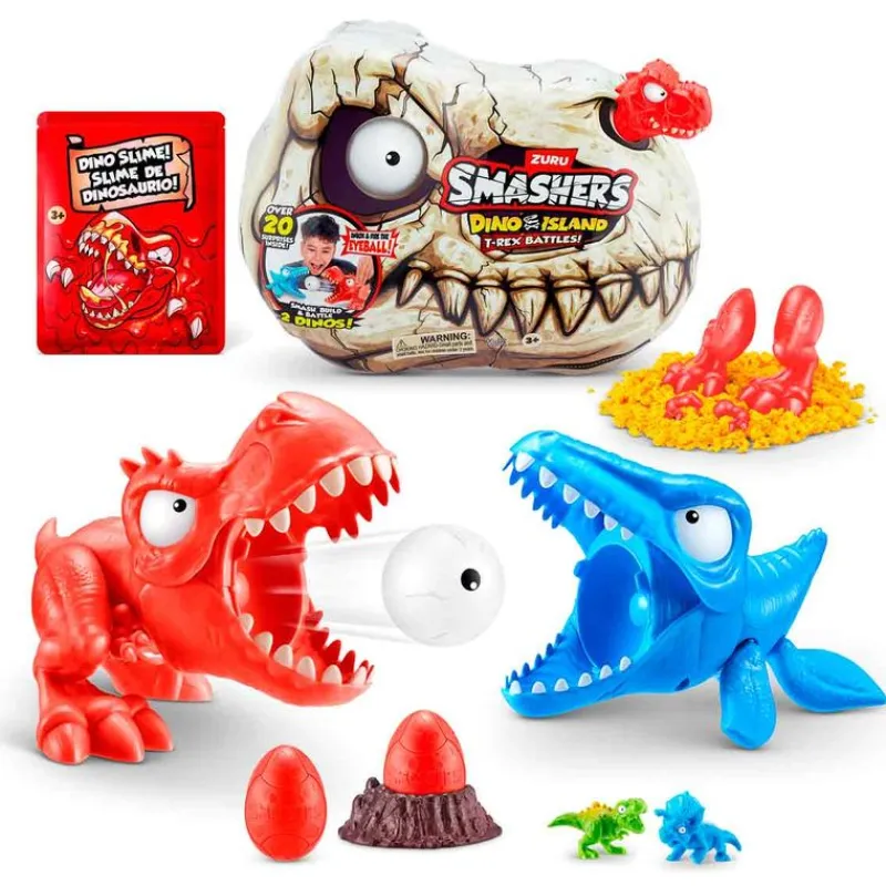ZURU Manualidades|Smasher Dino Island Mini T-Rex Surtido