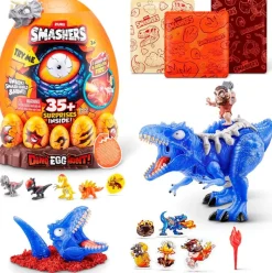 ZURU Smashers Dino Egg Hunt Sorpresa- Manualidades|Figuras Y Figuras De Acción