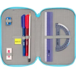 SAFTA Escolar|Snoopy Estuche Triple Love