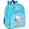 SAFTA Escolar|Snoopy Mochila Love Junior Adaptable Carro