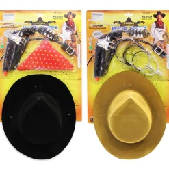 DRIM DISCOUNT Sombero Cowboy con Accesorios Surtido- Disfraces Y Complementos|Disfraces Y Complementos