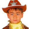 DRIM DISCOUNT Sombrero Marrón Sheriff- Disfraces Y Complementos|Disfraces Y Complementos