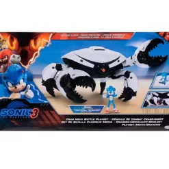 JAKKS PACIFIC Sonic 3 Set de Batalla Cangrejo Mecha- Figuras Y Figuras De Acción