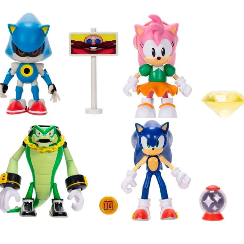 JAKKS PACIFIC Sonic Figura 10 cm Surtida- Figuras Videojuegos|Figuras Y Figuras De Acción