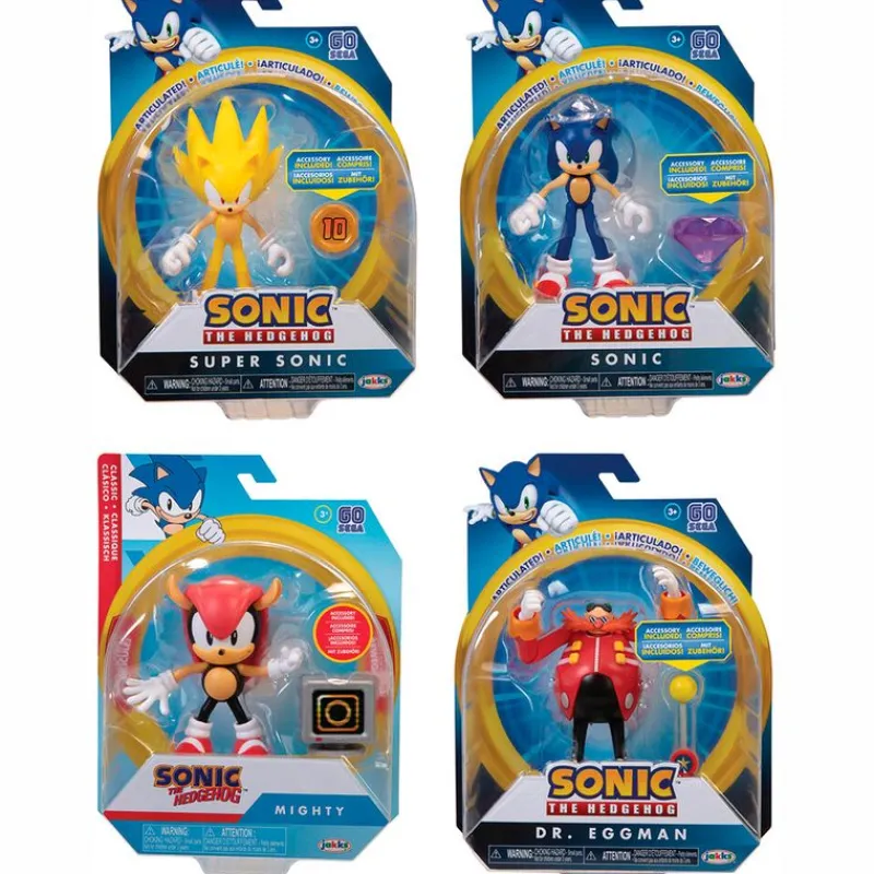 JAKKS PACIFIC Sonic Figura Articulada Surtido- Figuras Y Figuras De Acción