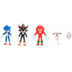 JAKKS PACIFIC Sonic la Película 3 Pack 5 Figuras- Figuras Videojuegos|Figuras Y Figuras De Acción