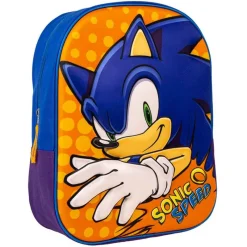 SELECCION DRIM Sonic Mochila Infantil 3D- Escolar
