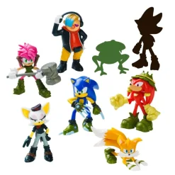 BIZAK Figuras Videojuegos|Figuras Y Figuras De Acción|Sonic Pack de 8 Figuras Surtido Caja Deluxe