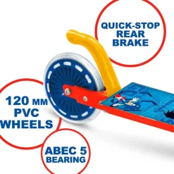 MONDO Bicicletas, Correpasillos Y Triciclos|Sonic Patinete Aluminio 2 Ruedas