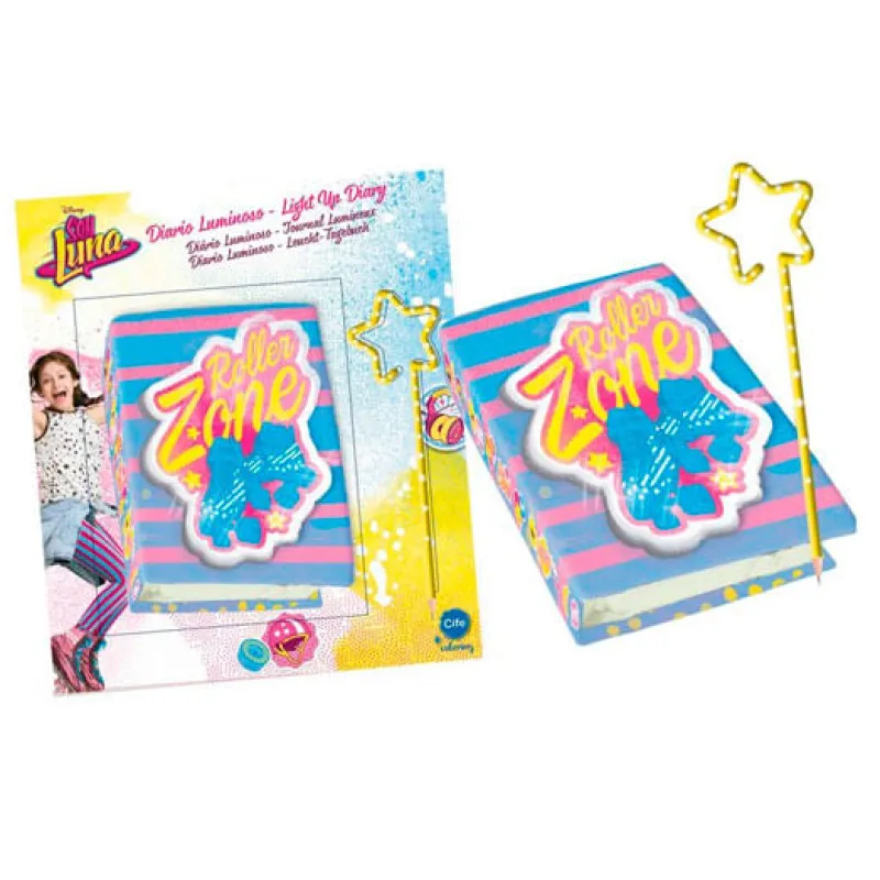 CIFE Soy Luna Diario Holografico Con Luz- Juegos Y Juguetes De Imitación