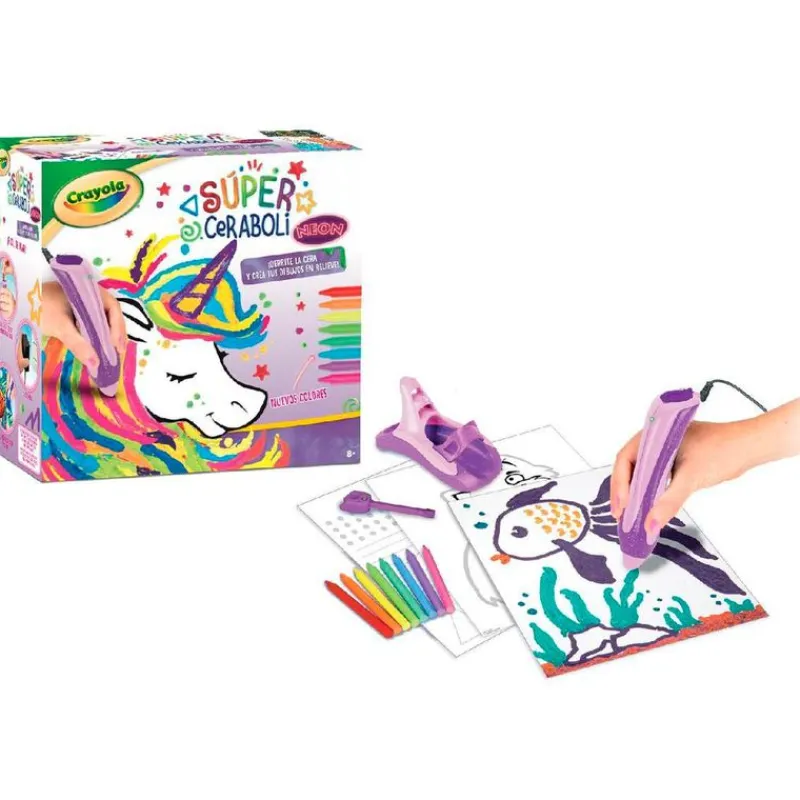 CRAYOLA Manualidades|Súper Ceraboli Unicornio Neon