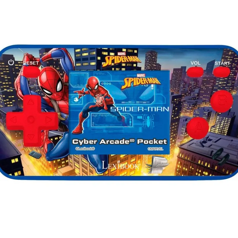 LEXIBOOK Electrónicos|Spiderman Consola Arcade 150 Juegos