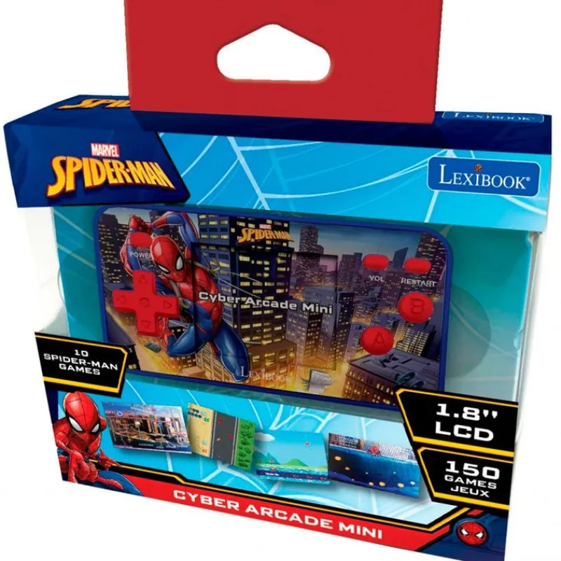 LEXIBOOK Electrónicos|Spiderman Consola Arcade 150 Juegos