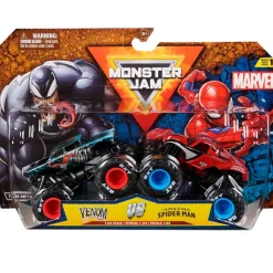 SPIN MASTER Vehículos, Trenes Y Parkings|Spiderman Monster Jam Pack Vehículos Spiderman y Venom