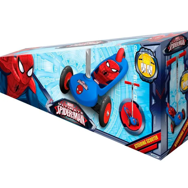 STAMP Spiderman Patinete 3 Ruedas- Bicicletas, Correpasillos Y Triciclos