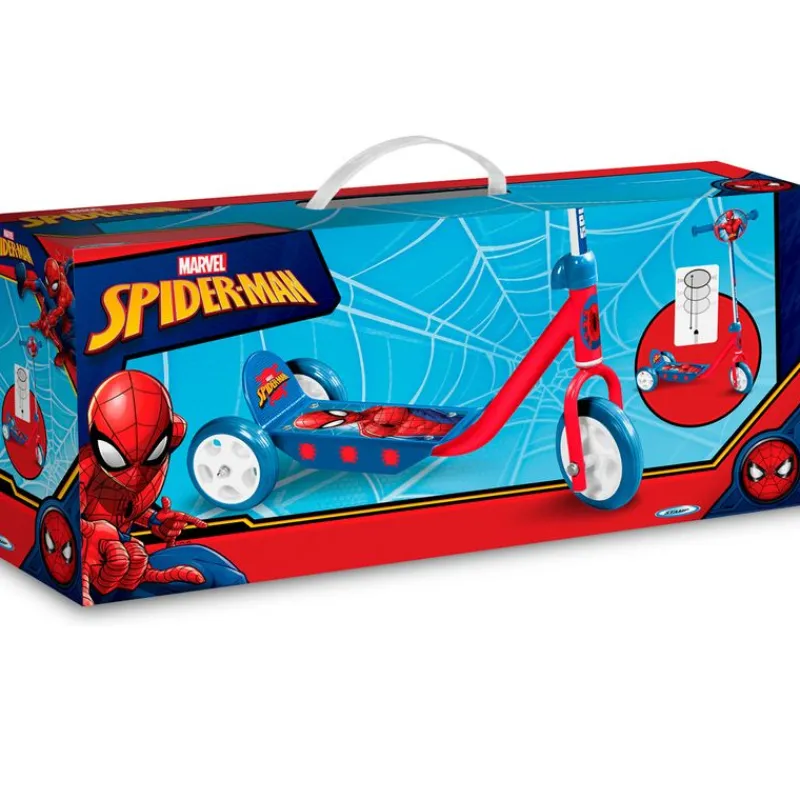 STAMP Spiderman Patinete 3 Ruedas- Bicicletas, Correpasillos Y Triciclos