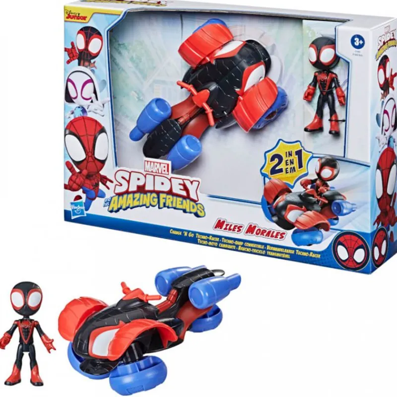 HASBRO Spidey & Friends Vehículo Surtido- Vehículos, Trenes Y Parkings|Figuras Y Figuras De Acción