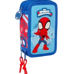 SAFTA Spidey Estuche Triple Rescue- Escolar