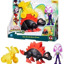 HASBRO Figuras Y Figuras De Acción|Spidey y sus Amigos Dino Webs Figura + Dino STD