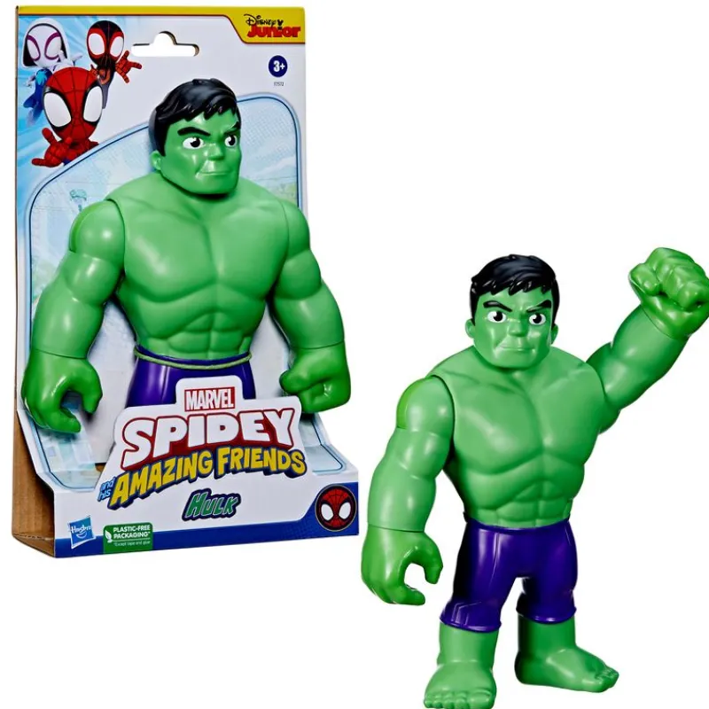 HASBRO Spidey y sus Amigos Figura Hulk- Figuras Y Figuras De Acción