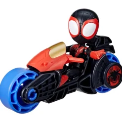 HASBRO Spidey y sus Amigos Motocicleta con Figura Surtida- Figuras Y Figuras De Acción