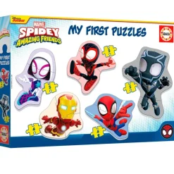 EDUCA Spidey y sus Amigos Puzzle Baby- Puzzles Y Construcciones
