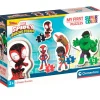 CLEMENTONI Spidey y sus Amigos Puzzle Evolutivo- Puzzles Y Construcciones