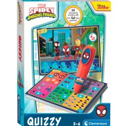 CLEMENTONI Juegos Y Juguetes Educativos|Spidey y sus Amigos Quizzy Boli Interactivo